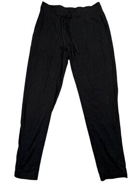 Athletic Works Black Womens Jogger Pants S (4-6) Stretch Drawstring